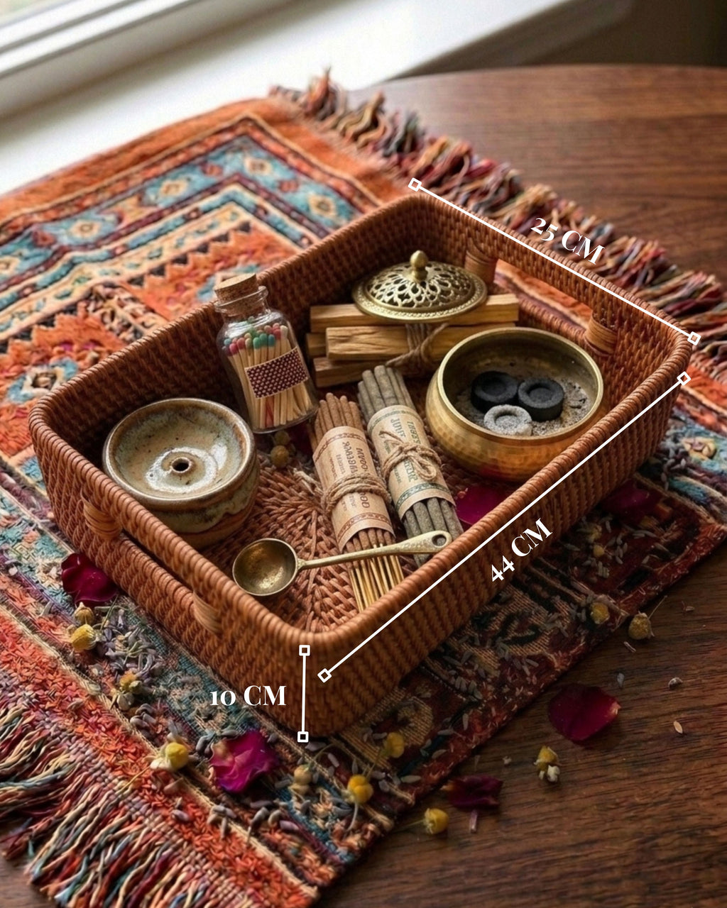 厚實原藤工匠收納籃 Thick-Wove Artisan Rattan Organizer