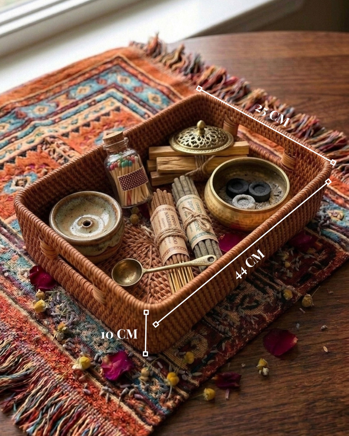厚實原藤工匠收納籃 Thick-Wove Artisan Rattan Organizer