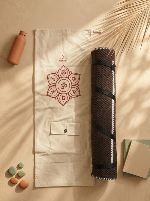 【大地之息】印度純棉手工編織瑜伽墊 Earth's Breath India Pure Cotton Handcrafted Yoga Mat