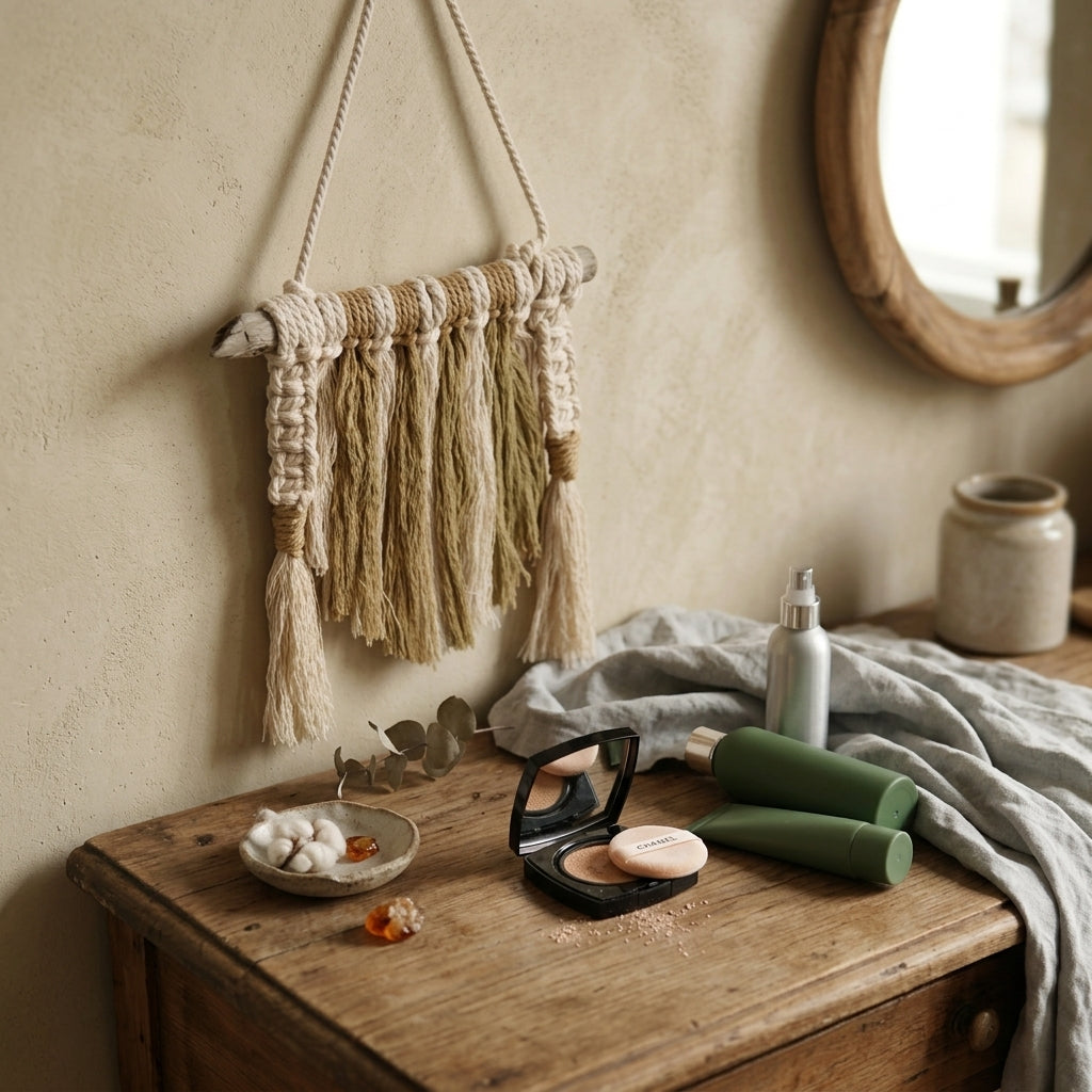 Macrame 大地色系手工編織掛飾  Bohemian Macrame Wall Hanging