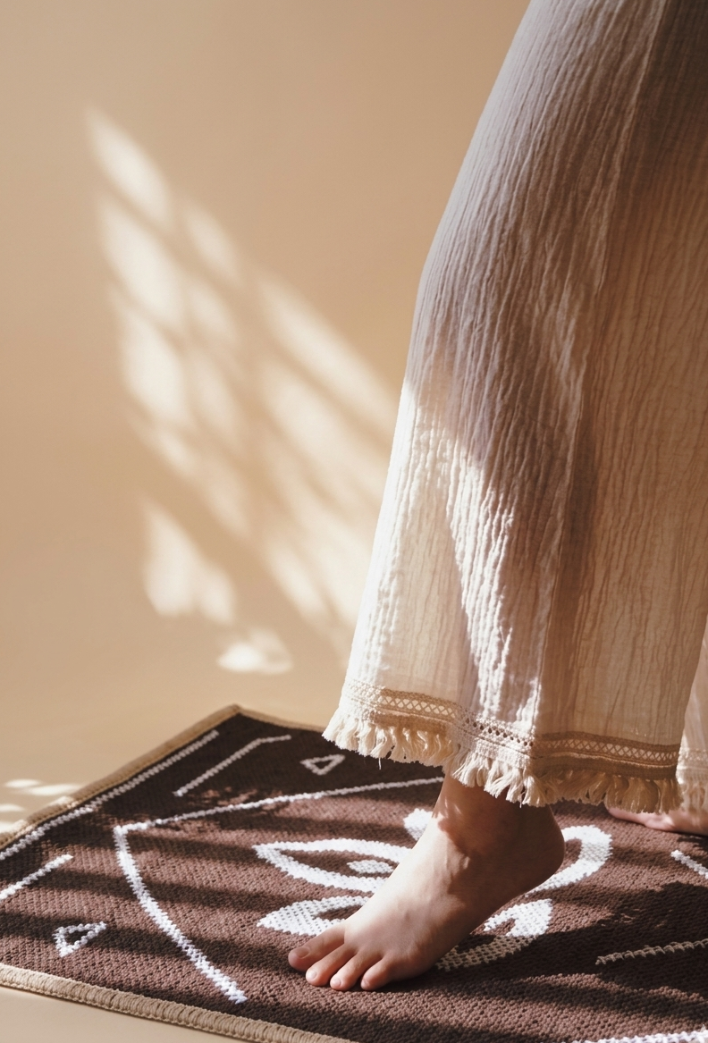 【大地之息】純棉手工編織瑜伽墊 Earth's Breath Pure Cotton Handcrafted Yoga Mat