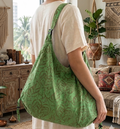 漫遊者自然圖騰流浪包 Wanderlust Nature Print Hobo Bag
