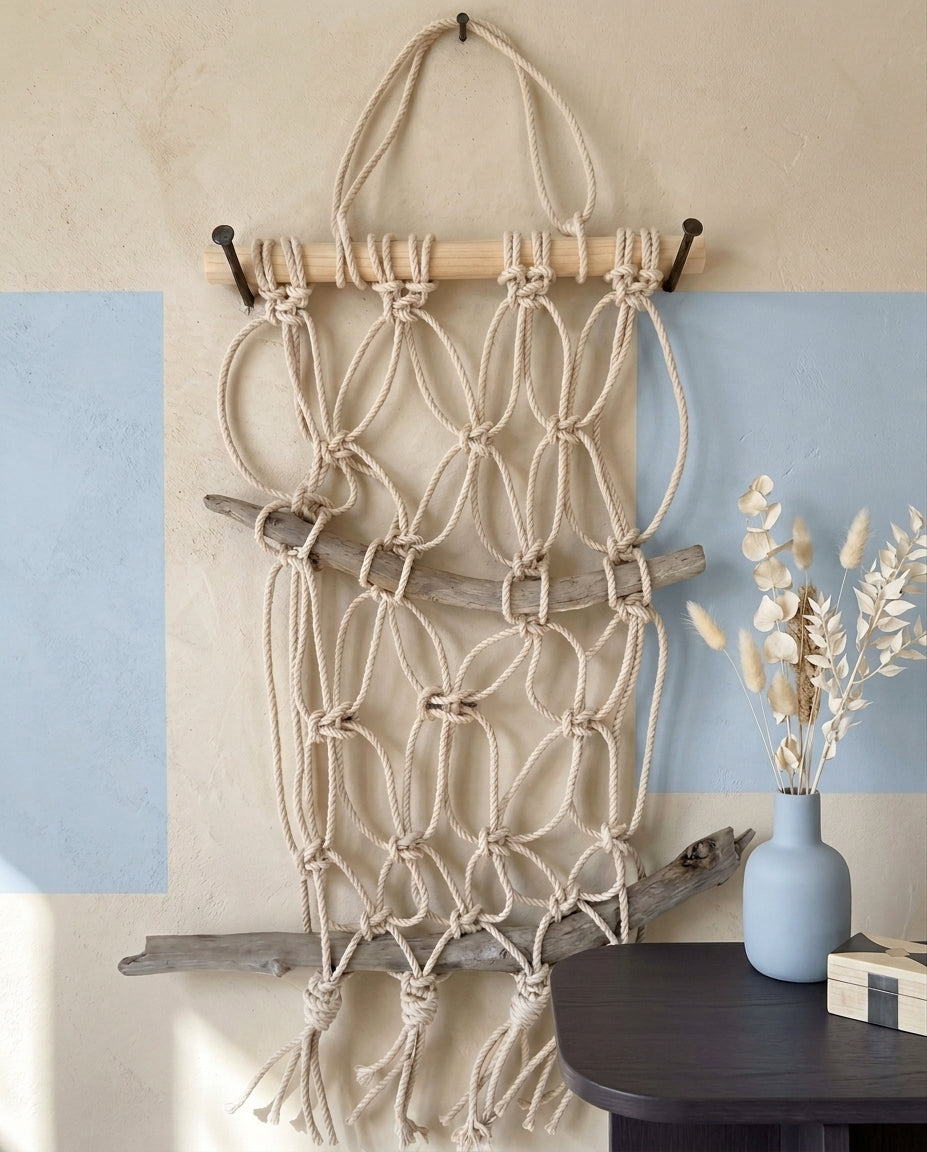 無垠漂流木幾何牆飾 Boundless Geometric Driftwood Wall Decor