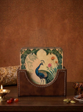 印式美學・圖騰典藏杯墊組 (6個) Curated Indian Aesthetics: Motif Collection Coasters (6 pieces)