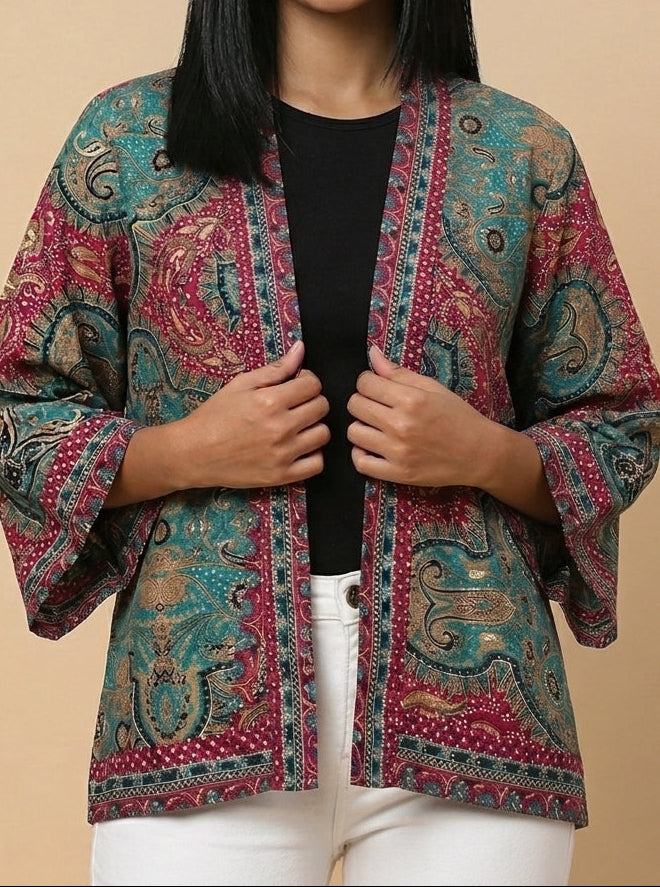 綠洲印花罩衫 The Oasis Kimono  【獨家贈禮 | Special Gift】