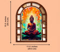 經典 Jharoka 木框藝術裝飾畫 (1組2個) Traditional Jharoka Wall Hanging Art