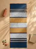 【藍織色幻境】印度純棉手工編織瑜伽墊 Blue Vivid Loom India Natural Cotton Yoga Mat