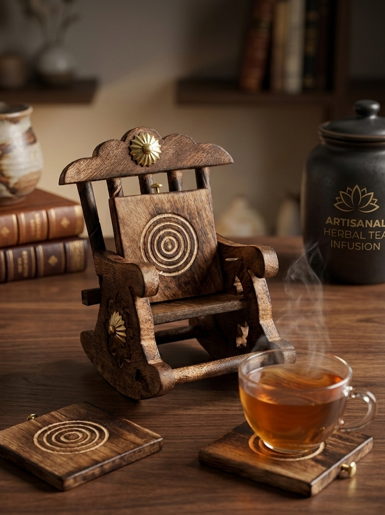 梵靜時光・手工搖椅杯墊 The Dharma Rest Rocking Coaster Set