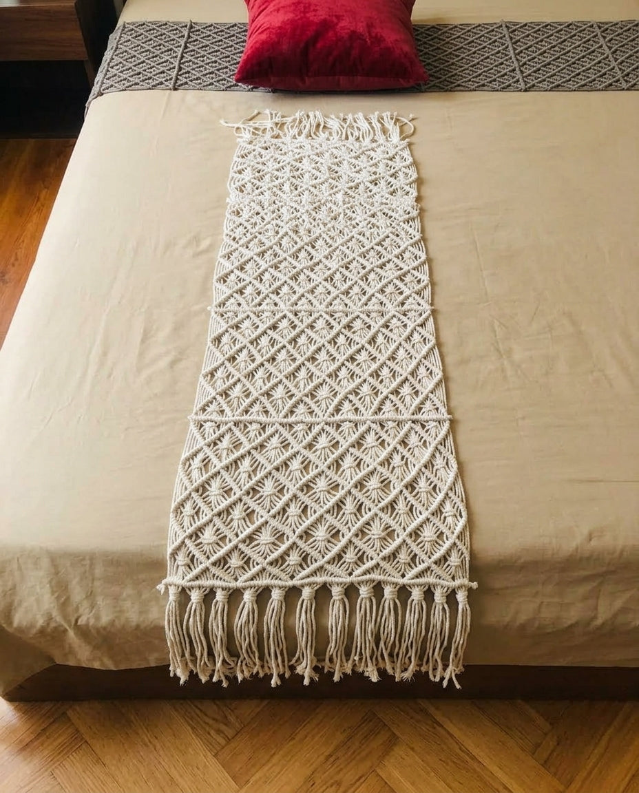 生息・手工花邊結裝飾毯  Breath of Art Woven Runner