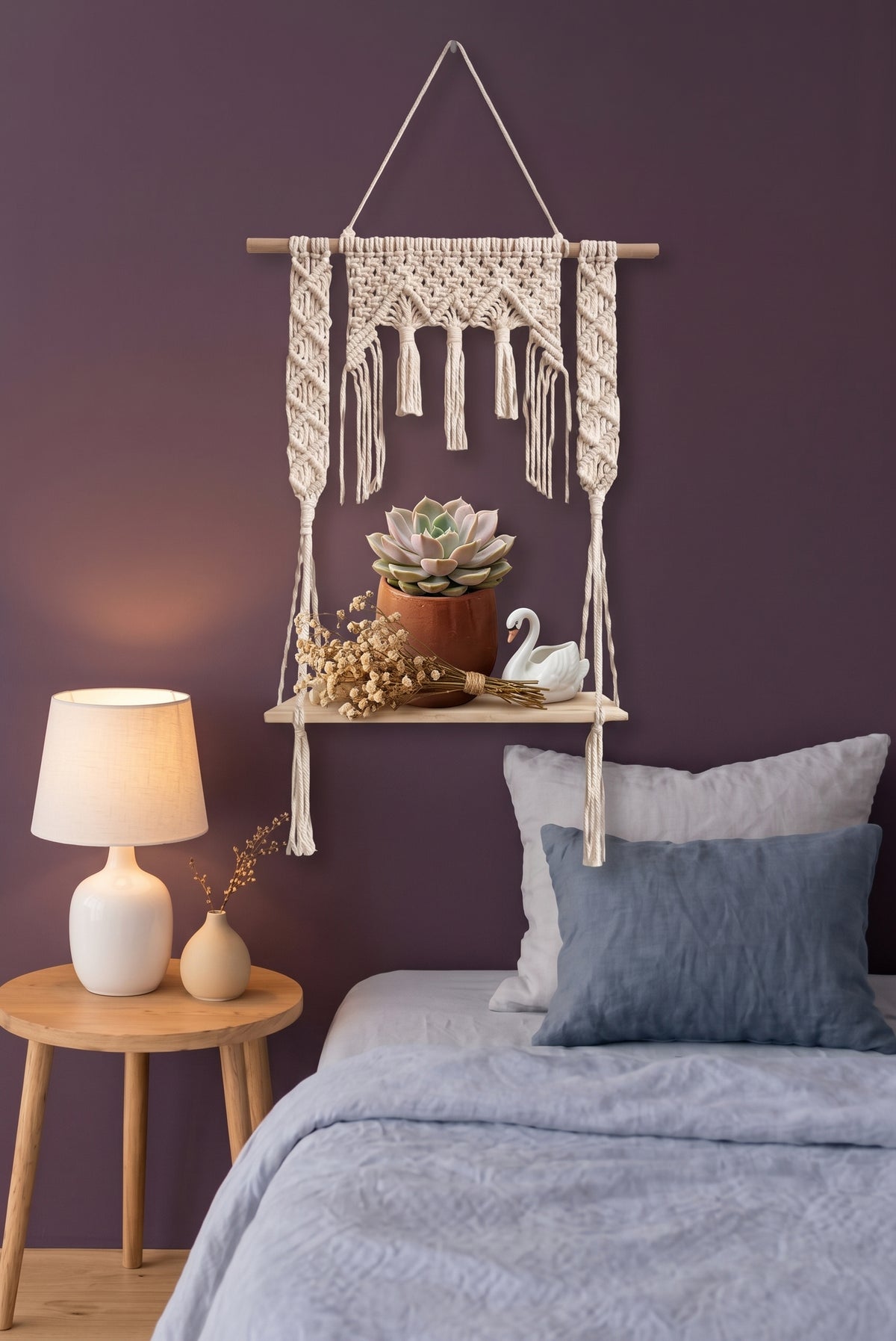 逐夢波西米亞編織壁架  Dreamweaver Boho Wall Shelf