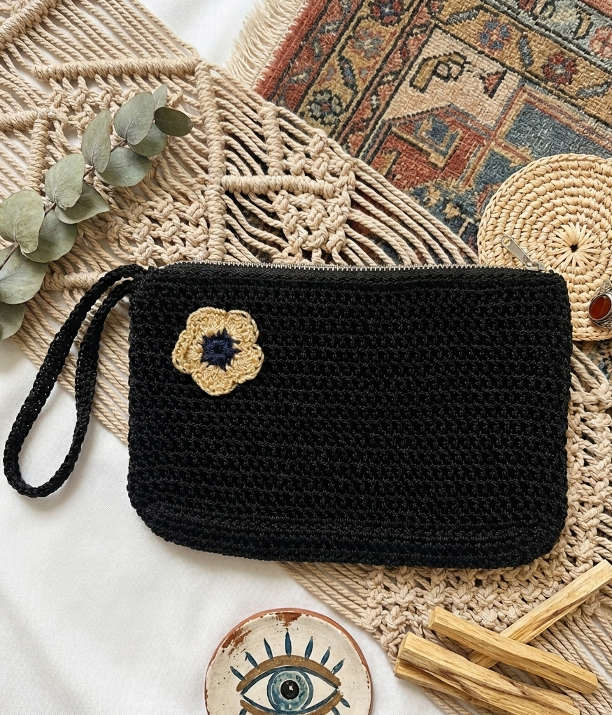 織影繁花隨身包 Blossom & Weave Pouch
