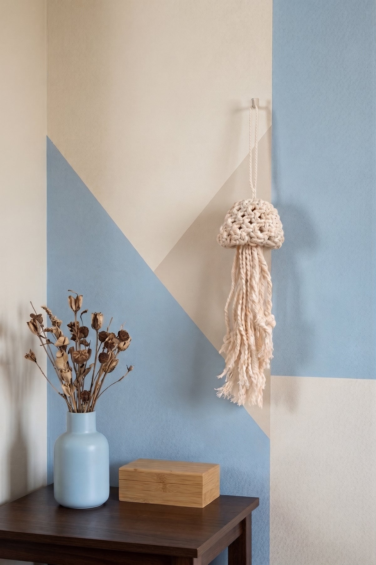 編織水母吊飾 Macramé Jellyfish Hanging Ornament