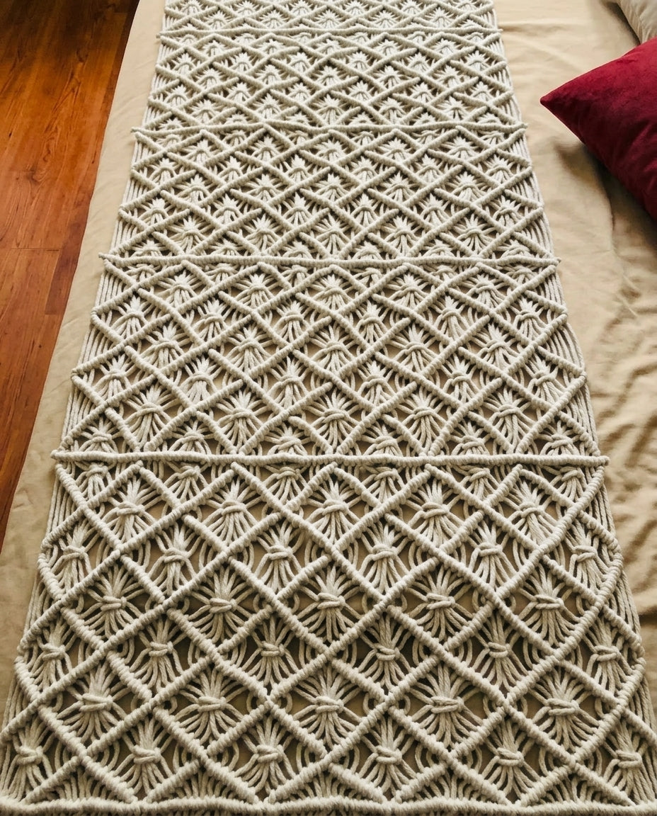 生息・手工花邊結裝飾毯  Breath of Art Woven Runner