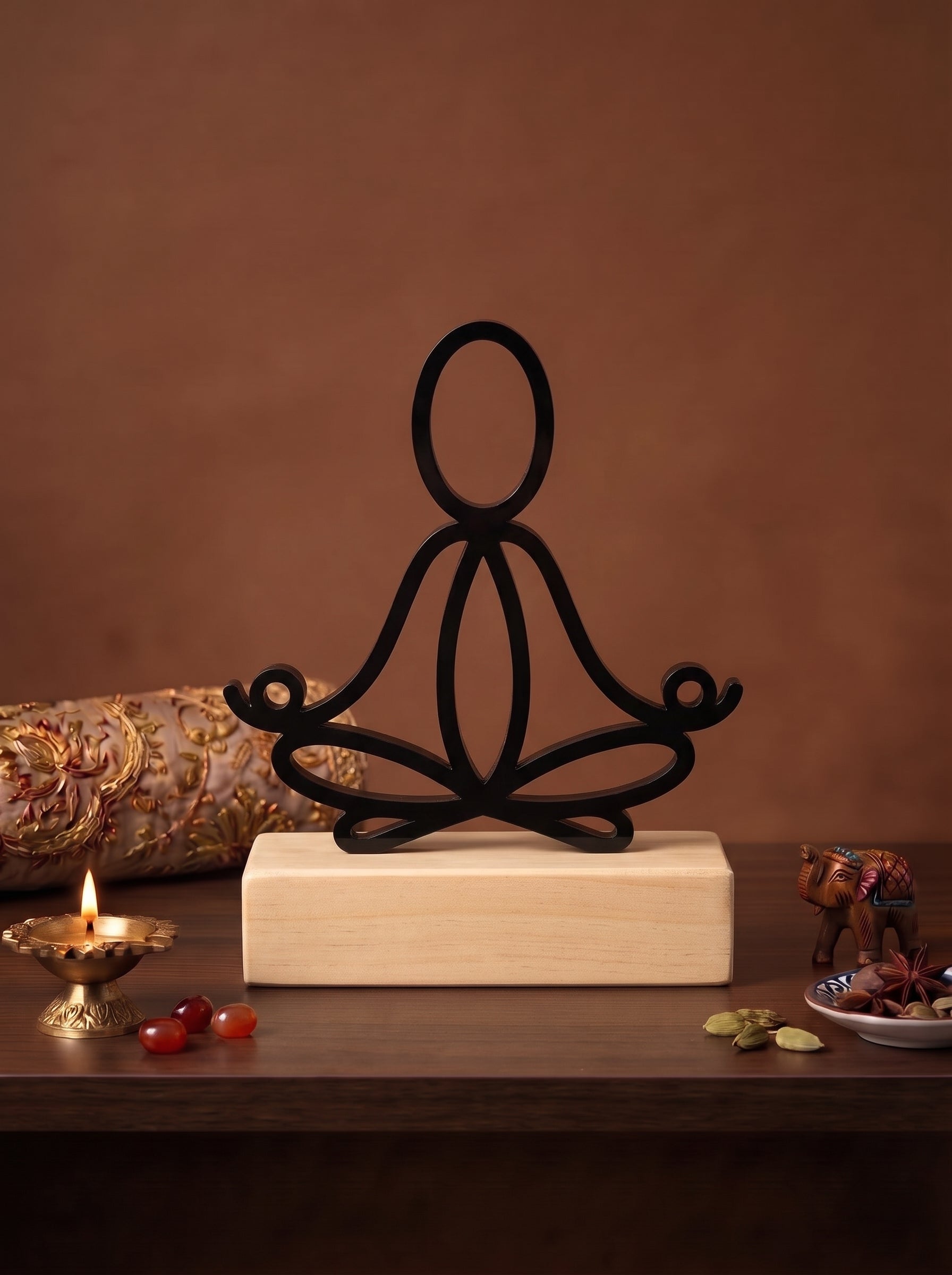 現代冥想瑜伽擺件 Modern Meditation Yoga Showpiece Figurine