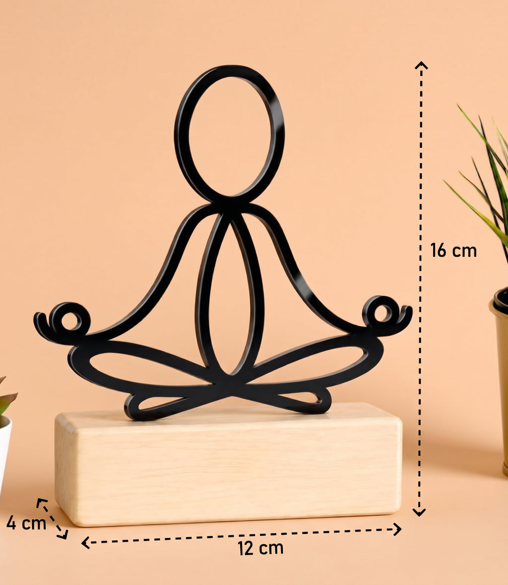 現代冥想瑜伽擺件 Modern Meditation Yoga Showpiece Figurine
