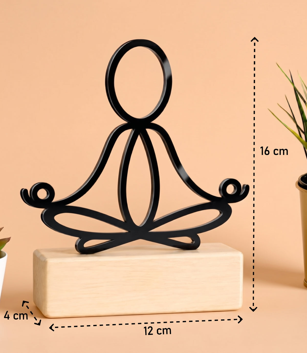 現代冥想瑜伽擺件 Modern Meditation Yoga Showpiece Figurine