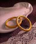 脈動之環 — 晨光耀金 Pulsing Vitality Bangle — Saffron Dawn