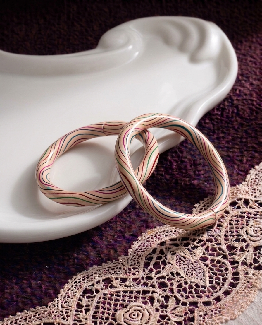 脈動之環 — 曉光流影  Pulsing Vitality Bangle — Dawn Whisper