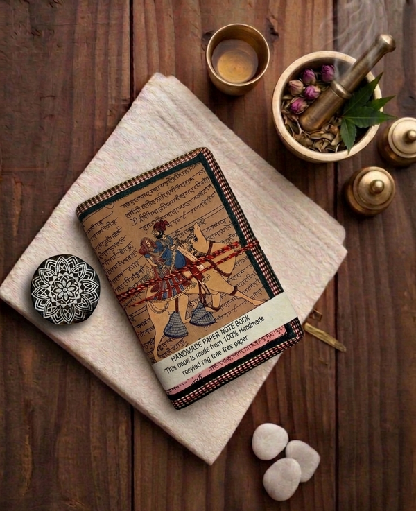 梵音．漠影筆記本 Sanskrit Desert Mirage: Artisanal Journal