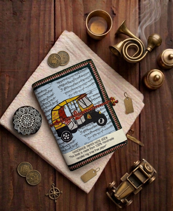 嘟嘟車異國工藝筆記本 Exotic Tuk-Tuk Handmade Paper Journal