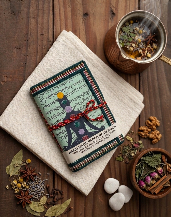 梵文手繪筆記本 Sanskrit Hand-painted Notebook