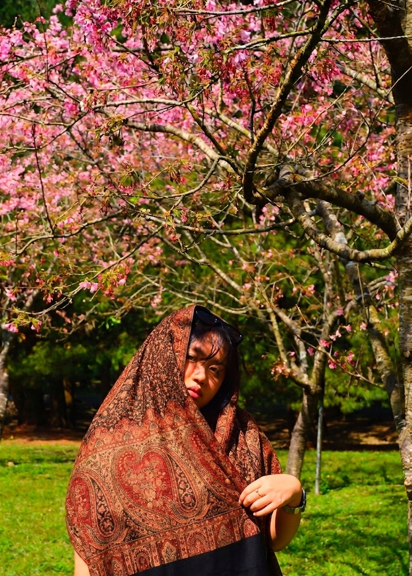 印度黑大地紗披肩 India Black TerraSha Scraf