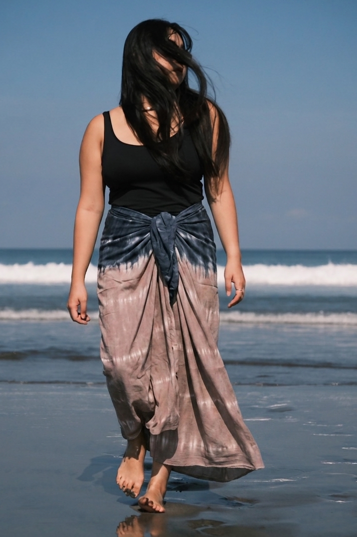 手工 Indigo 藍染沙龍巾 Handmade Indigo Sarong