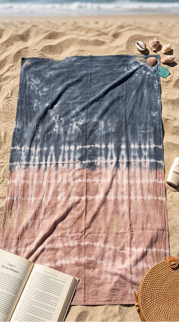 手工 Indigo 藍染沙龍巾 Handmade Indigo Sarong