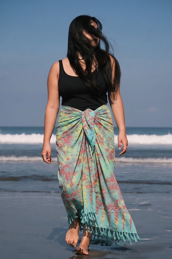 手工 Block Printed 沙龍巾 Handmade Hand-Block Printed Sarong