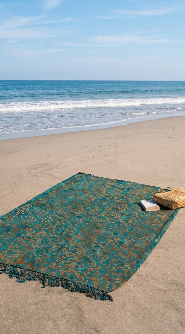 手工 Block Printed 沙龍巾 Handmade Hand-Block Printed Sarong