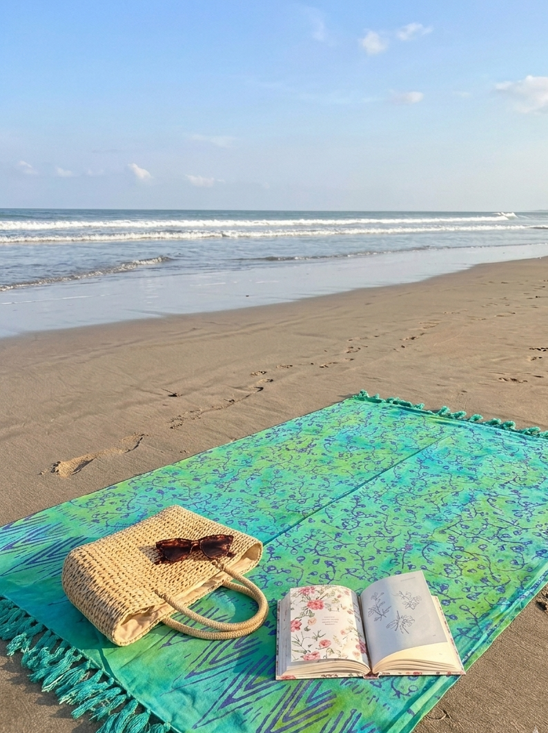 手工 Block Printed 沙龍巾 Handmade Hand-Block Printed Sarong