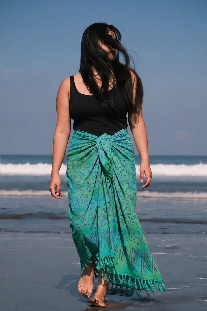 手工 Block Printed 沙龍巾 Handmade Hand-Block Printed Sarong