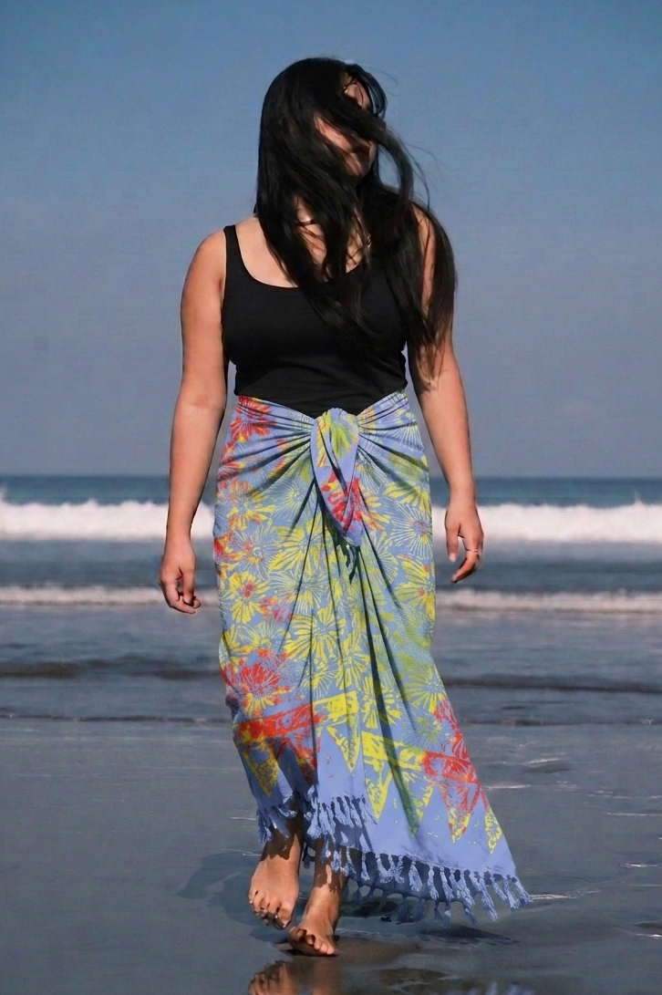 手工 Block Printed 沙龍巾 Handmade Hand-Block Printed Sarong