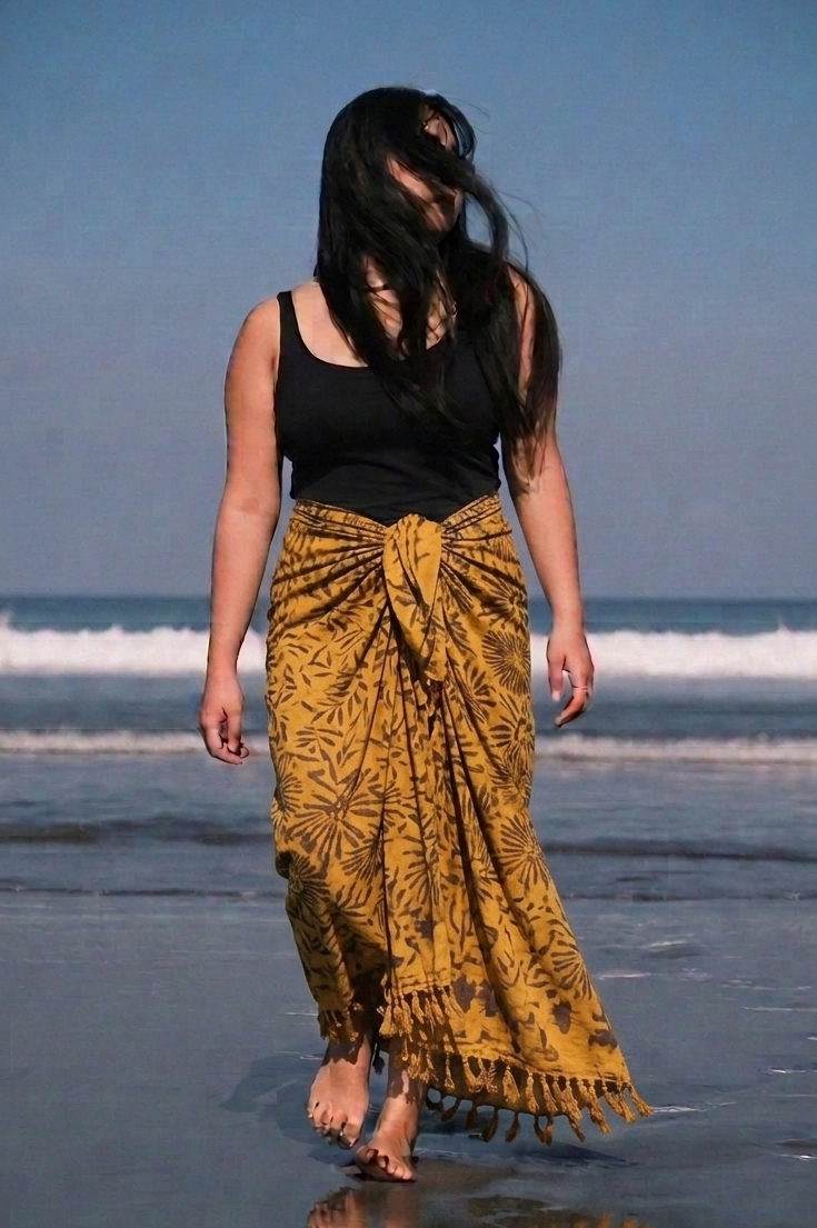 手工 Block Printed 沙龍巾 Handmade Hand-Block Printed Sarong