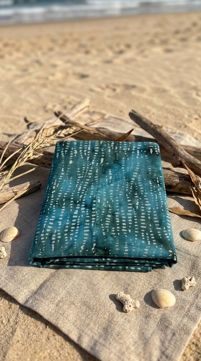 手工 Block Printed 沙攤巾 Handmade Hand-Block Printed Sarong